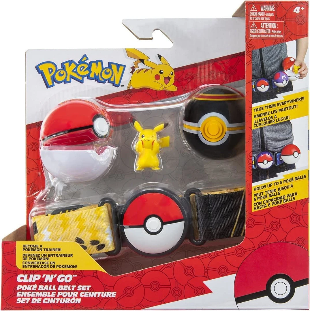 Pokemon Toys & Figures Clip N Go Set - Pikachu 5 Pokemon Toys & Figures Clip N Go Set - Pikachu