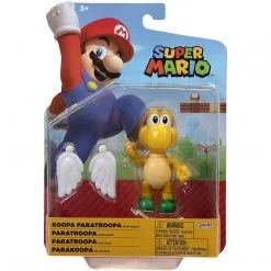 Gaming Super Mario 4" Figurine - Koopa Paratroopa 4" Fig