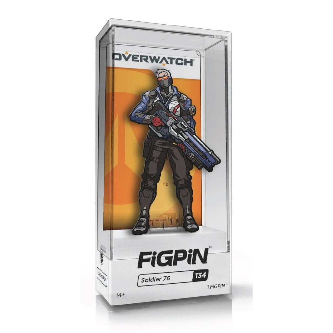 FigPin Overwatch Soldier: 76 Enamel Pin Badge 4 FigPin Overwatch Soldier: 76 Enamel Pin Badge