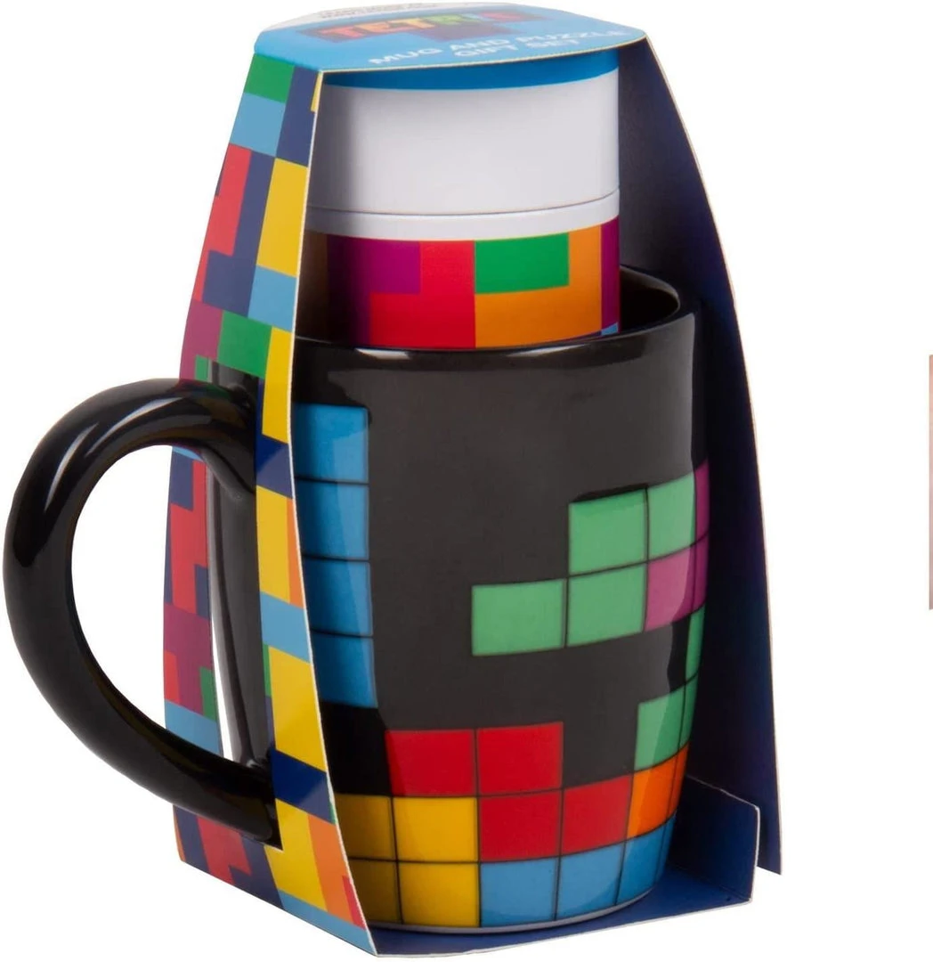 Tetris Mug & Puzzle Set Gaming 5 Tetris Mug & Puzzle Set Gaming