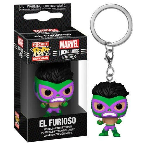 Marvel: Lucha Libre POP Keychain: Marvel Lucha Libre - Hulk Home & Gifts 3 Marvel: Lucha Libre POP Keychain: Marvel Lucha Libre - Hulk Home & Gifts