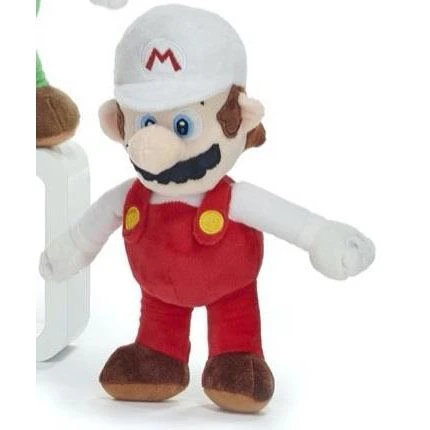 Super Mario Fire Mario 14" Plush 4 Super Mario Fire Mario 14" Plush