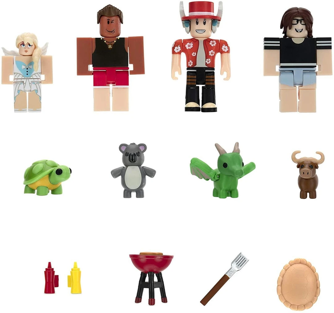 Roblox Adopt Me: Backyard BBQ Action Figure Set 5 Roblox Adopt Me: Backyard BBQ Action Figure Set