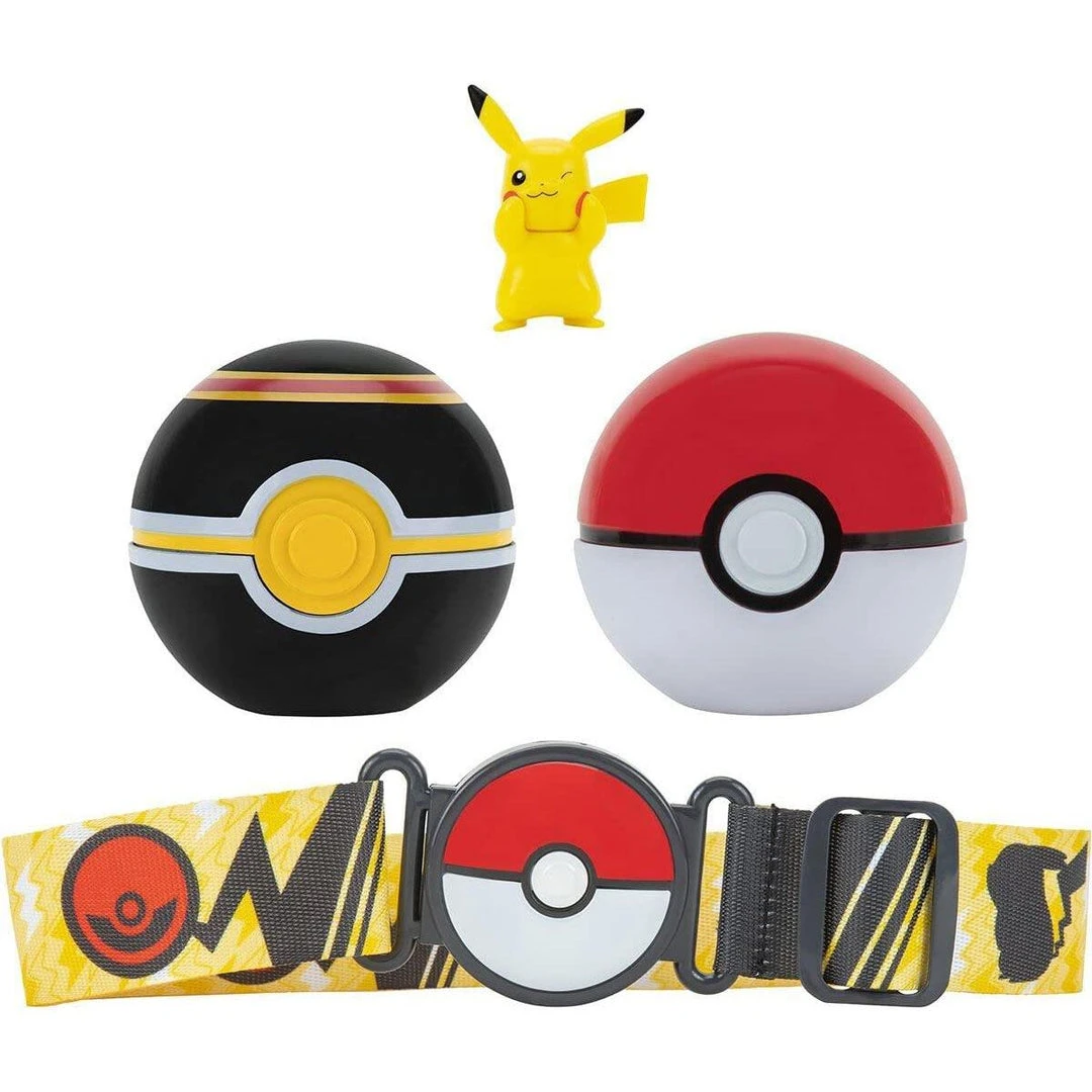 Pokemon Toys & Figures Clip N Go Set - Pikachu 3 Pokemon Toys & Figures Clip N Go Set - Pikachu