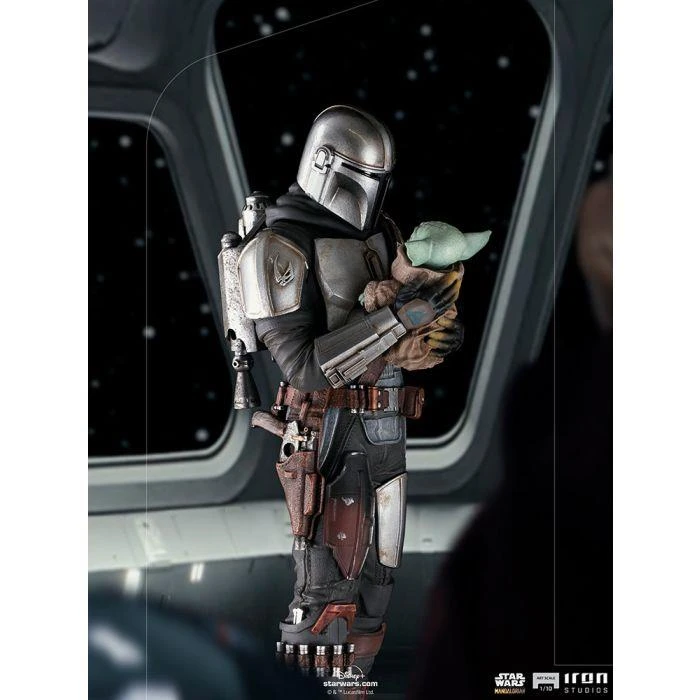 Star Wars The Mandalorian And Grogu 1:10 Scale Statue 8 Star Wars The Mandalorian And Grogu 1:10 Scale Statue