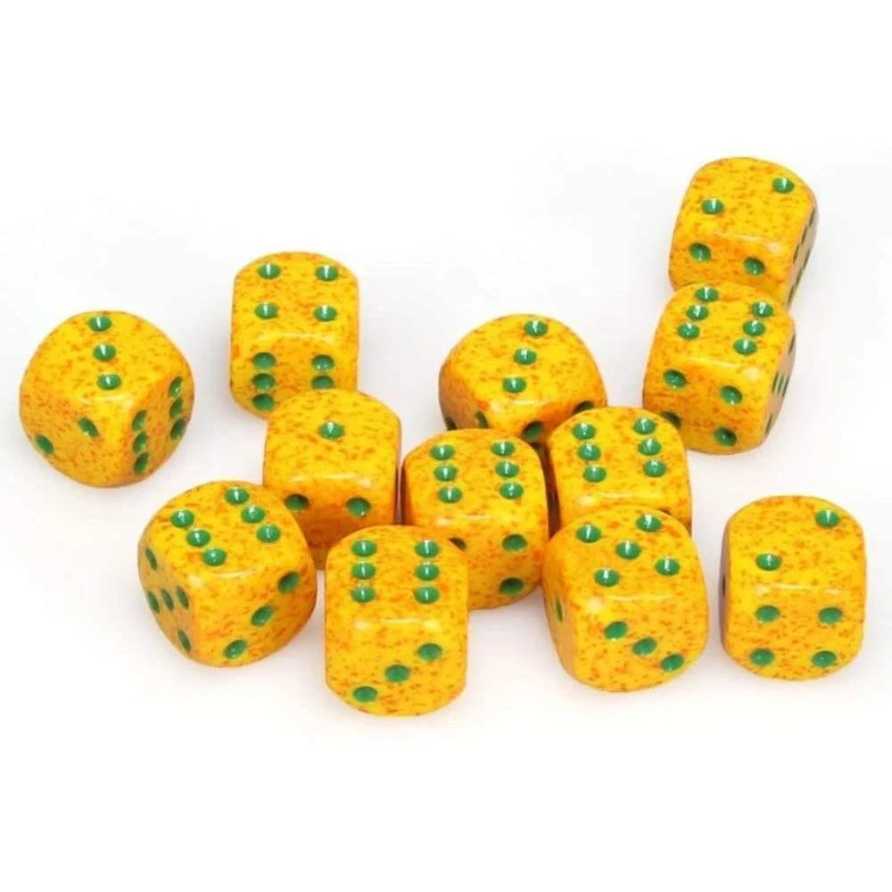 Chessex Speckled Lotus 16mm Dice 3 Chessex Speckled Lotus 16mm Dice