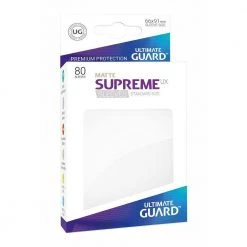 Ultimate Guard Supreme UX Sleeves: Standard Size Matte White (80) Tabletop