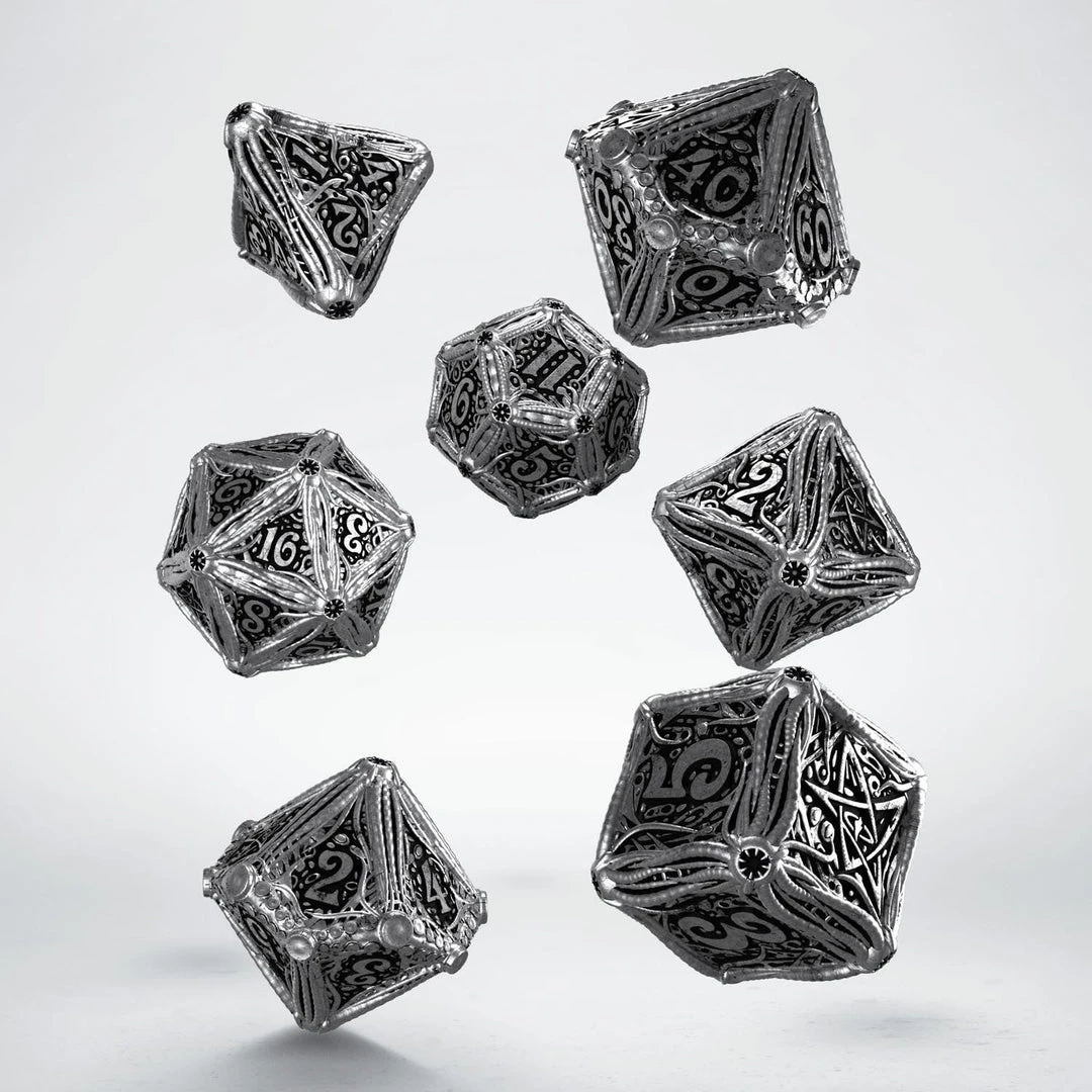 Q-Workshop Tabletop Metal Call Of Cthulhu Dice Set 3 Q-Workshop Tabletop Metal Call Of Cthulhu Dice Set