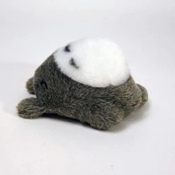 Studio Ghibli Anime & Manga Figures Grey Sleeping Totoro 7cm Bean Bag Plush
