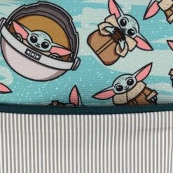 The Mandalorian Loungefly Star Wars The Child All Over Pattern Passport Bag