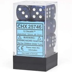 Chessex Speckled Stealth Dice Set