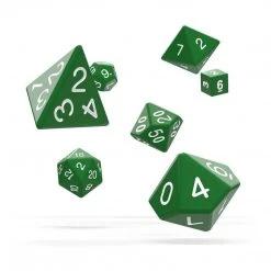 Oakie Doakie Dice Oakie Doakie - Solid Green RPG Dice Set