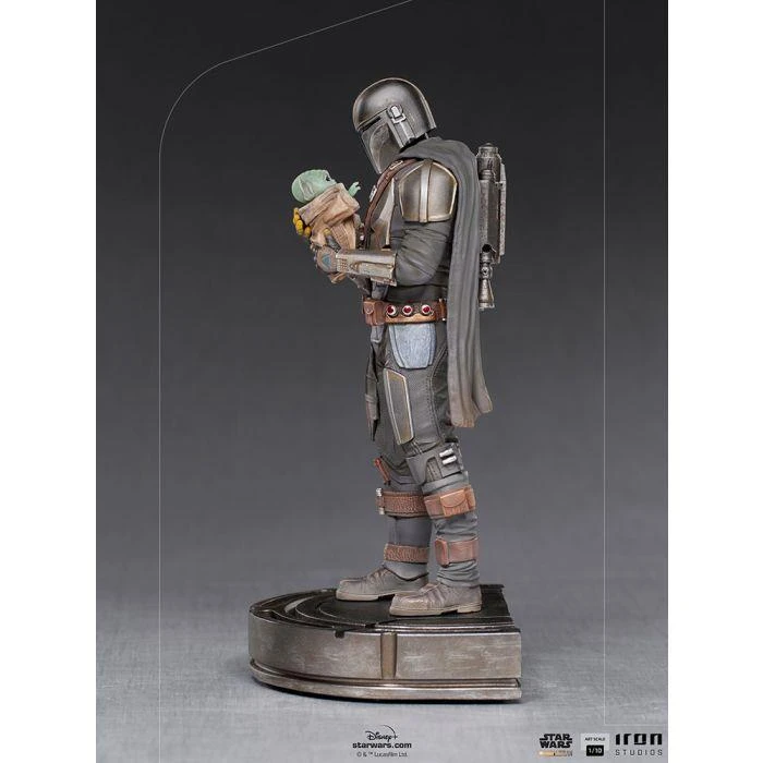 Star Wars The Mandalorian And Grogu 1:10 Scale Statue 5 Star Wars The Mandalorian And Grogu 1:10 Scale Statue