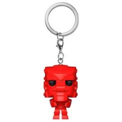 Home & Gifts POP! Retro Toys: Rock 'Em Sock 'Em - Robot (Red) Keychain