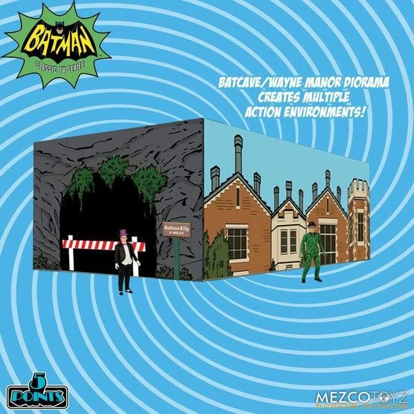 Mezco 5 Points Batman 1966 TV Series Deluxe Box Set DC Comics 12 Mezco 5 Points Batman 1966 TV Series Deluxe Box Set DC Comics