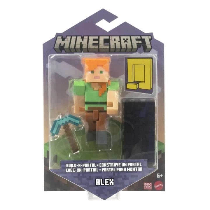 Minecraft Gaming Alex With Build-A-Portal Figurine 4 Minecraft Gaming Alex With Build-A-Portal Figurine