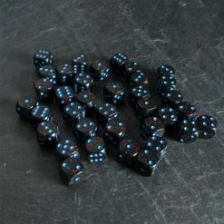 Chessex Tabletop Speckled D6 Set Of 36 Blue Stars