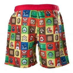 Super Mario Icons Swimshorts