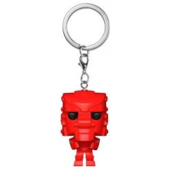 Home & Gifts POP! Retro Toys: Rock 'Em Sock 'Em - Robot (Red) Keychain