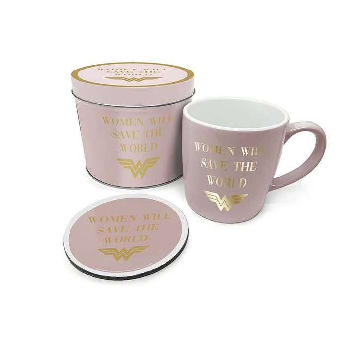 Wonder Woman - Woman Will Save The World Mug & Coaster Set Film & TV 3 Wonder Woman - Woman Will Save The World Mug & Coaster Set Film & TV