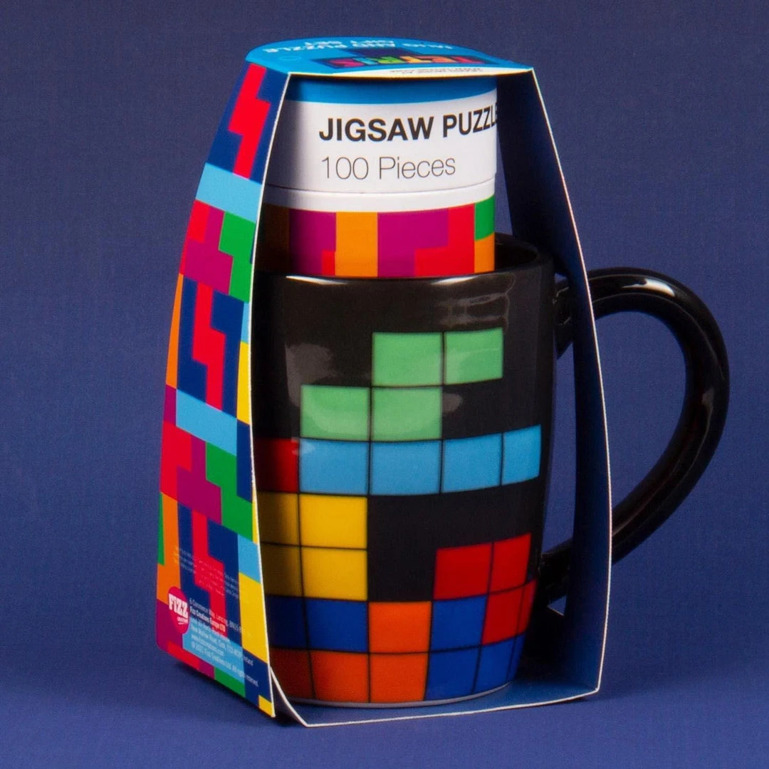 Tetris Mug & Puzzle Set Gaming 3 Tetris Mug & Puzzle Set Gaming