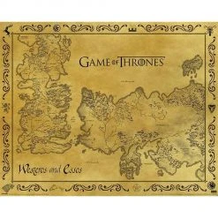 Game Of Thrones Film & TV GoT (Antique Map) Mini Poster