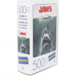 Tabletop Jaws Movie 500pc VHS Blockbuster Puzzle 11 Tabletop Jaws Movie 500pc VHS Blockbuster Puzzle