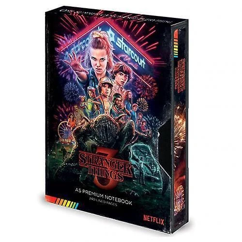 Stranger Things S3 (VHS) A5 Notebook 3 Stranger Things S3 (VHS) A5 Notebook