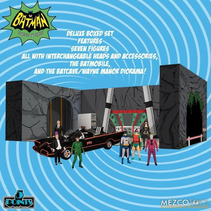 Mezco 5 Points Batman 1966 TV Series Deluxe Box Set DC Comics 7 Mezco 5 Points Batman 1966 TV Series Deluxe Box Set DC Comics