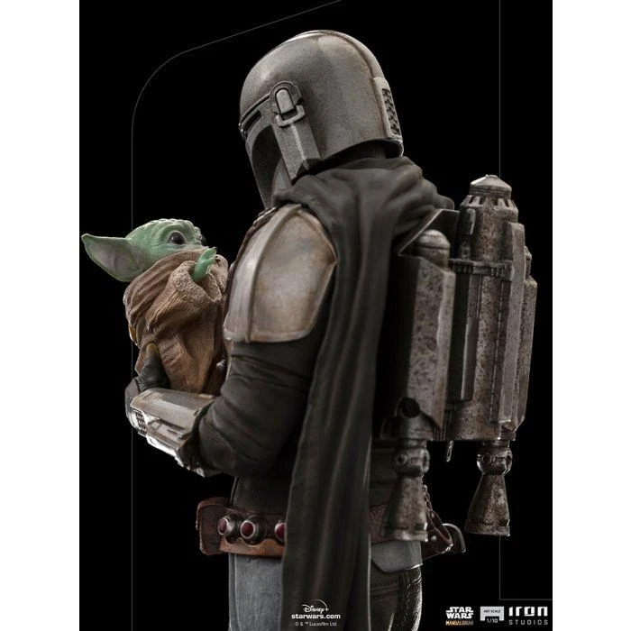 Star Wars The Mandalorian And Grogu 1:10 Scale Statue 10 Star Wars The Mandalorian And Grogu 1:10 Scale Statue