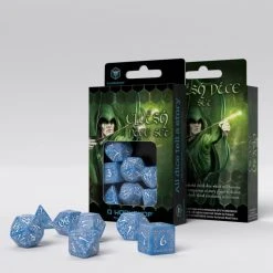 Q-Workshop Tabletop Elvish Glacier/White Dice Set