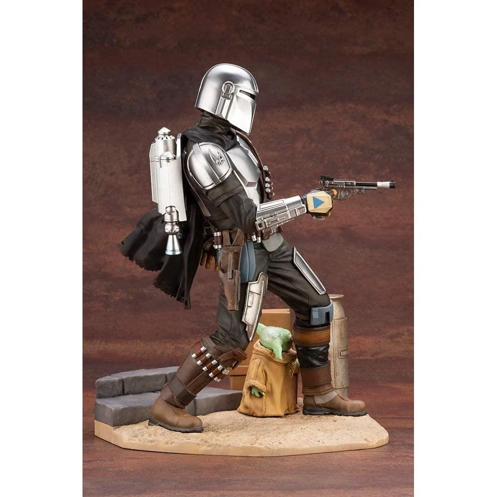 Star Wars- Kotobukiya The Mandalorian & The Child Grogu ArtFX Statue Standard 10 Star Wars- Kotobukiya The Mandalorian & The Child Grogu ArtFX Statue Standard