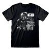 Film & TV The Mandalorian - Unisex 'The Mandalorian' Black And White T