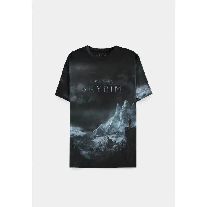 The Elder Scrolls TES: Skyrim - Mountains T-Shirt 5 The Elder Scrolls TES: Skyrim - Mountains T-Shirt
