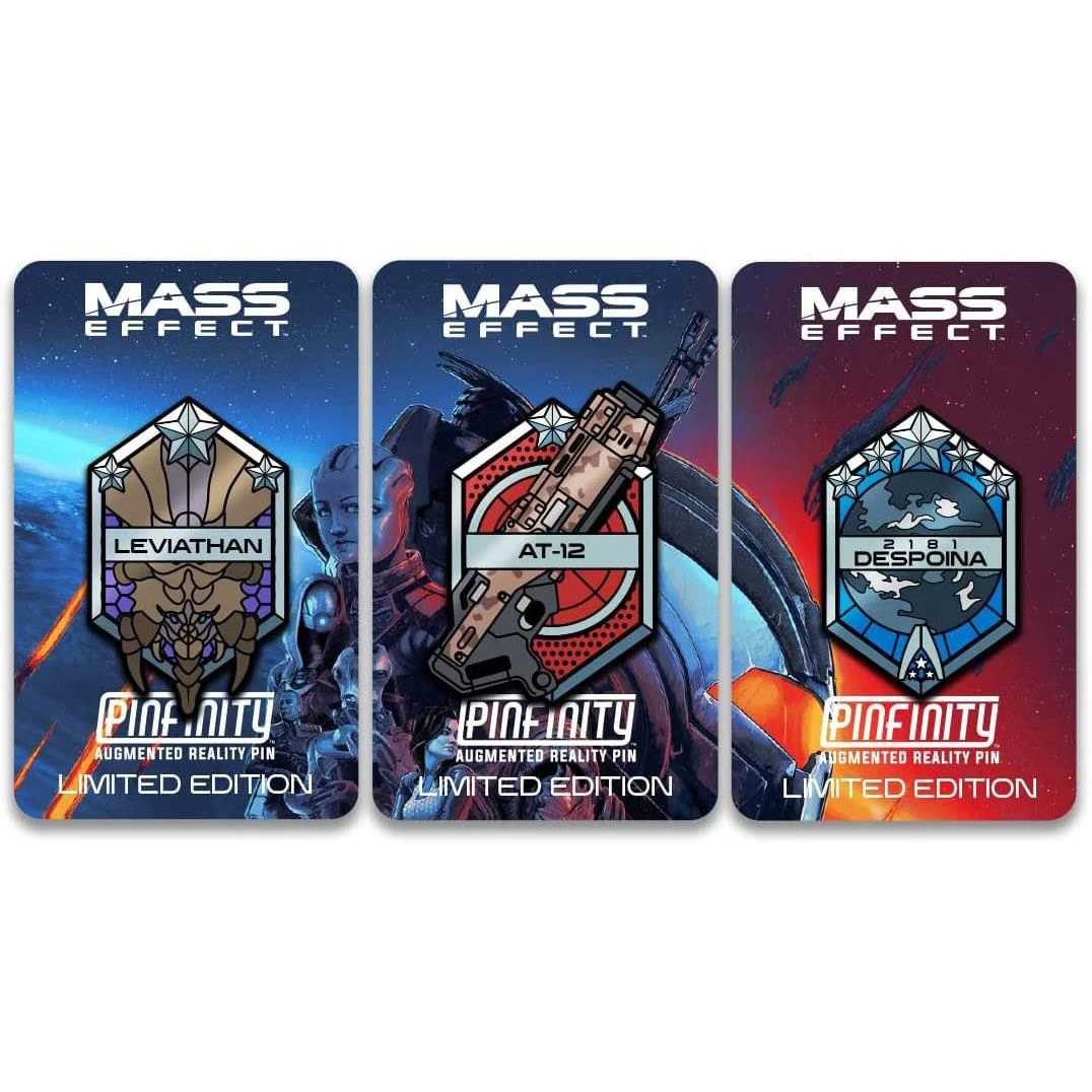 Pinfinity AR Pin: Mass Effect 3 Pin Limited Edition Set Gaming 3 Pinfinity AR Pin: Mass Effect 3 Pin Limited Edition Set Gaming