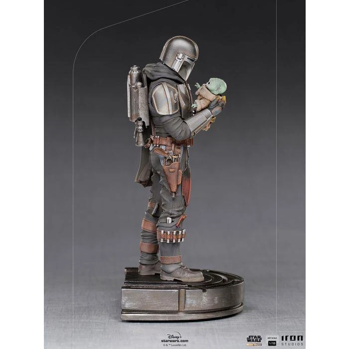 Star Wars The Mandalorian And Grogu 1:10 Scale Statue 7 Star Wars The Mandalorian And Grogu 1:10 Scale Statue