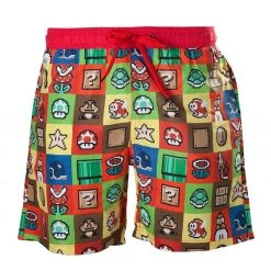 Super Mario Icons Swimshorts