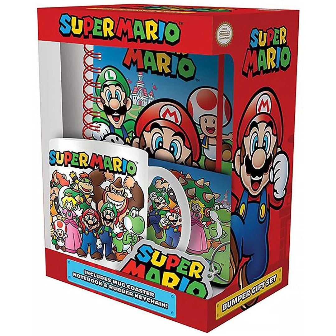 Super Mario Bumper Gift Set Gaming 3 Super Mario Bumper Gift Set Gaming