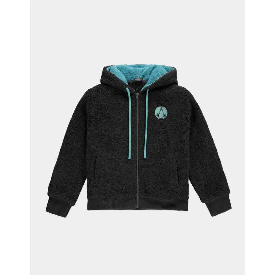 Geek-Aboo Geek Gear Assassin's Creed: Black Zip Teddy Hoodie 3 Geek-Aboo Geek Gear Assassin's Creed: Black Zip Teddy Hoodie