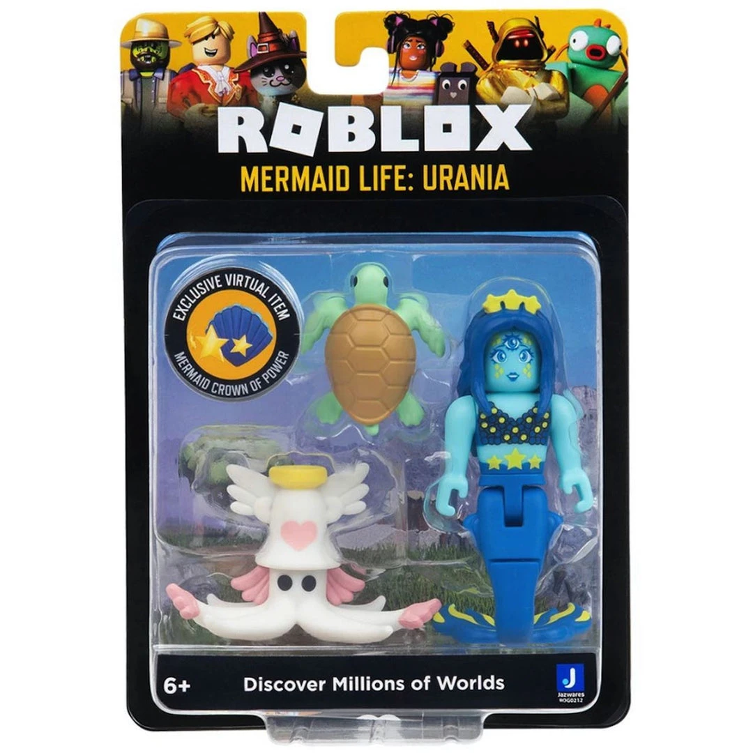Roblox Gaming Action Figures Mermaid Life: Urania Figurine Set 4 Roblox Gaming Action Figures Mermaid Life: Urania Figurine Set