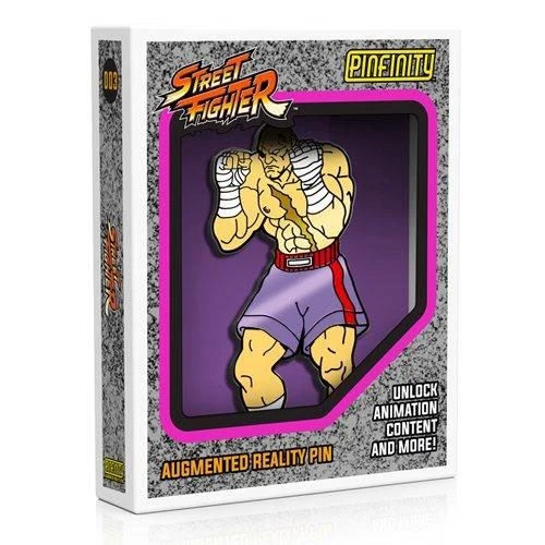 Street Fighter Pinfinity Pin - Sagat 4 Street Fighter Pinfinity Pin - Sagat