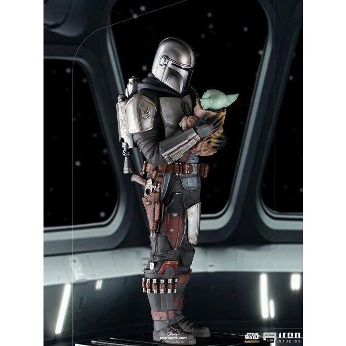 Star Wars The Mandalorian And Grogu 1:10 Scale Statue 9 Star Wars The Mandalorian And Grogu 1:10 Scale Statue