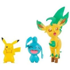 Pokemon Toys & Figures Battle Figurine Set - Pikachu, Wynaut And Leafeon