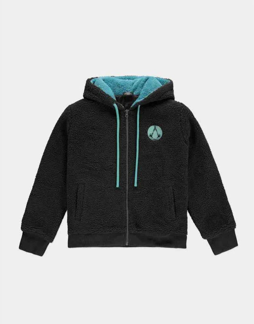 Geek-Aboo Geek Gear Assassin's Creed: Black Zip Teddy Hoodie 6 Geek-Aboo Geek Gear Assassin's Creed: Black Zip Teddy Hoodie