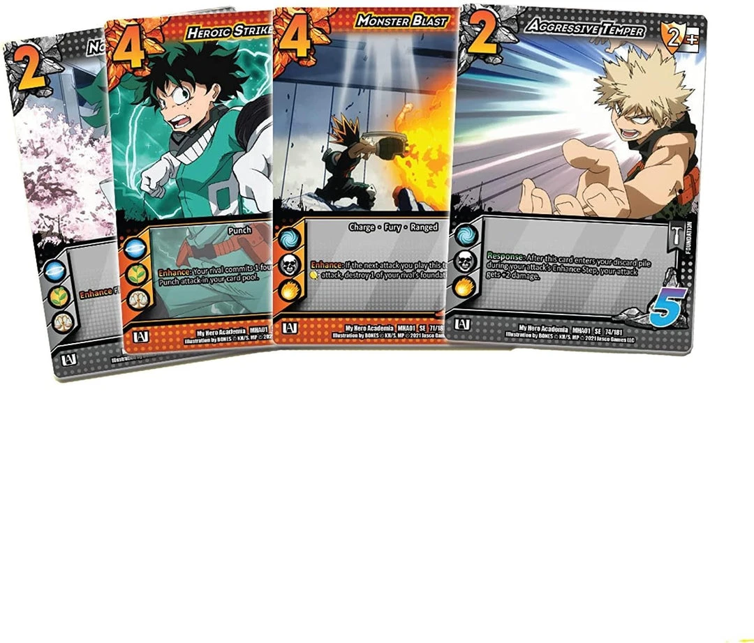My Hero Academia CCG - Izuku Midoriya Vs. Katsuki Bakugo 2-Play Rival Decks 6 My Hero Academia CCG - Izuku Midoriya Vs. Katsuki Bakugo 2-Play Rival Decks