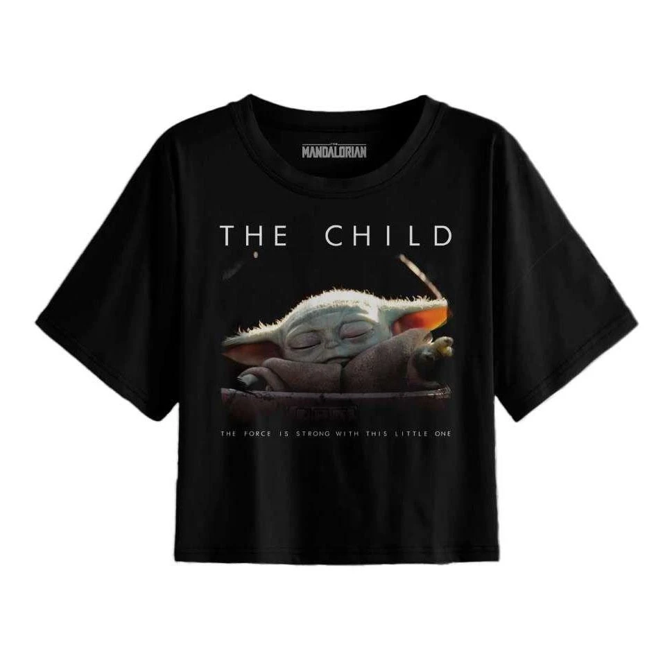 Star Wars Film & TV The Mandalorian - Baby Yoda & The Force Ladies T-Shirt 4 Star Wars Film & TV The Mandalorian - Baby Yoda & The Force Ladies T-Shirt