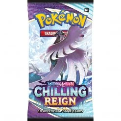 Anime & Manga Pokemon TCG: Sword & Shield - Chilling Reign Booster Pack (x1)