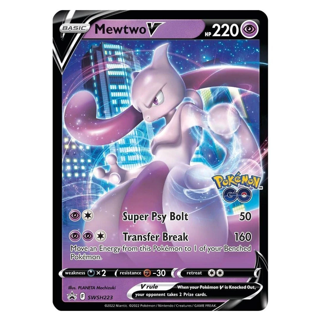 Pokemon GO Mewtwo V Battle Deck Anime & Manga 5 Pokemon GO Mewtwo V Battle Deck Anime & Manga