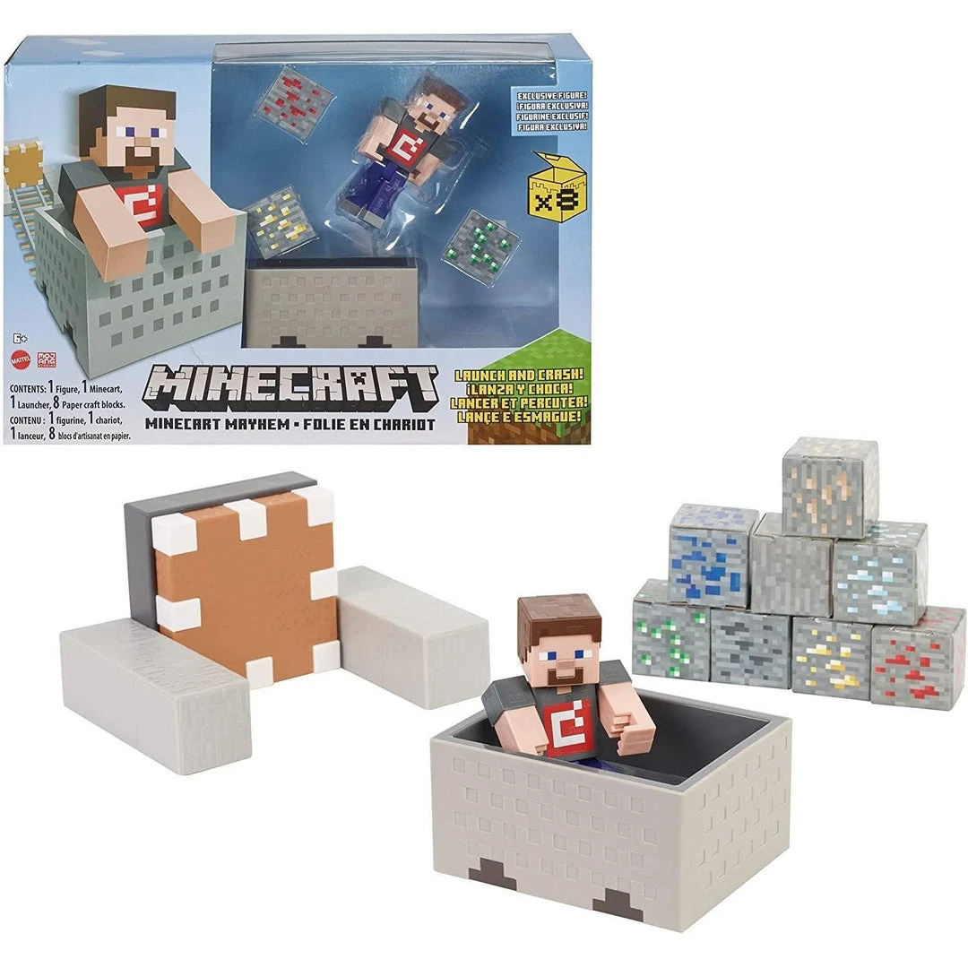 Minecraft Minecart Mayhem Set 4 Minecraft Minecart Mayhem Set
