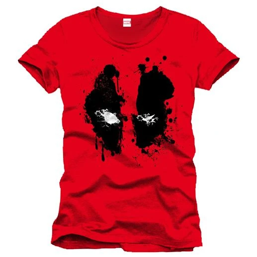 Marvel Deadpool - Splash Head T-Shirt 4 Marvel Deadpool - Splash Head T-Shirt